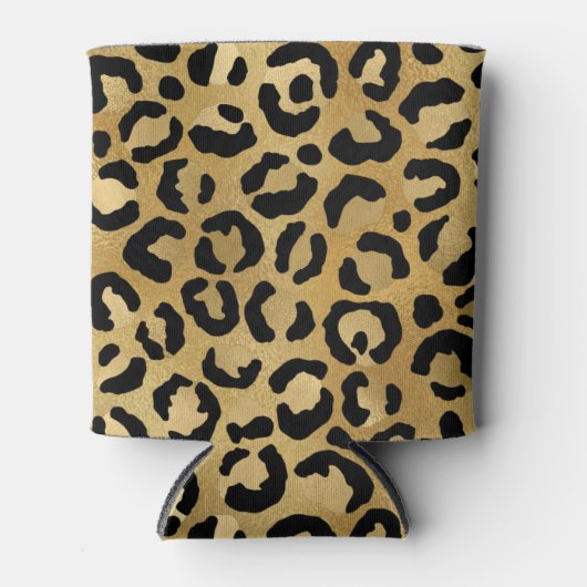 野生とエキゾチックのヒョウ柄の模様の入れ子C 缶クーラー (正面)