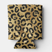 野生とエキゾチックのヒョウ柄の模様の入れ子C 缶クーラー (裏面)