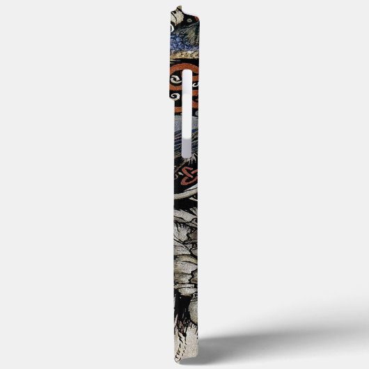 野生とシャイと怪物のような生き物 Case-Mate iPhoneケース (裏面 / 左)