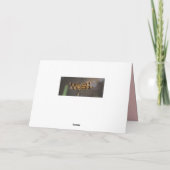 野生とフリーのゴールデントンボ ノートカード (裏面)