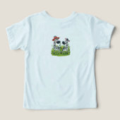 野生と名前のゼブラパーソナライズされたツイン (デザイン裏面)