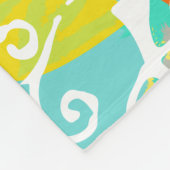 野生と無料の少年の部屋の抽象芸術三角形パターン フリースブランケット (角)