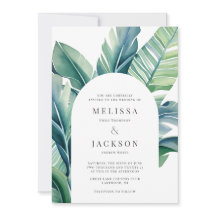 野生と熱帯の葉エキゾチック葉アーチ