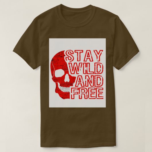 野生と自由を維持1 Tシャツ (デザイン正面)