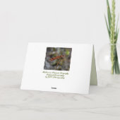 野生と自由ゴールデントンボ空白のイ ノートカード (裏面)