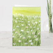 野生についてチーター草のフィールドのバレンタイン カード (裏面)