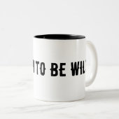 野生に醸造される ツートーンマグカップ (正面右)