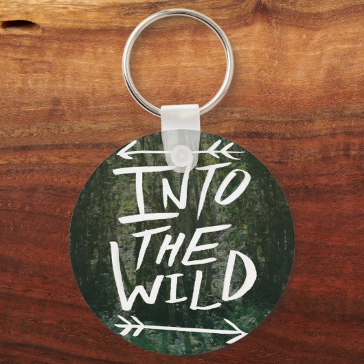 野生に キーホルダー (正面)