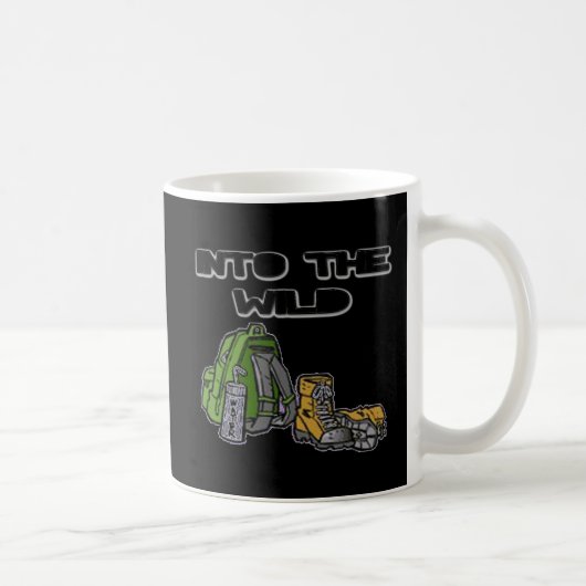 野生に コーヒーマグカップ (右)