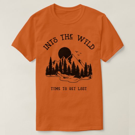 野生に Tシャツ (デザイン正面)