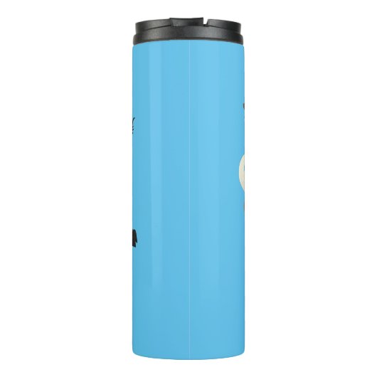 野生のおもしろいイノシシのラズルバック漫画イラストレーション タンブラー (裏面)