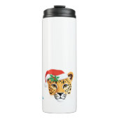 野生のおもしろいサファリの動物サンタ・クリスマス・コスチューム タンブラー (正面)