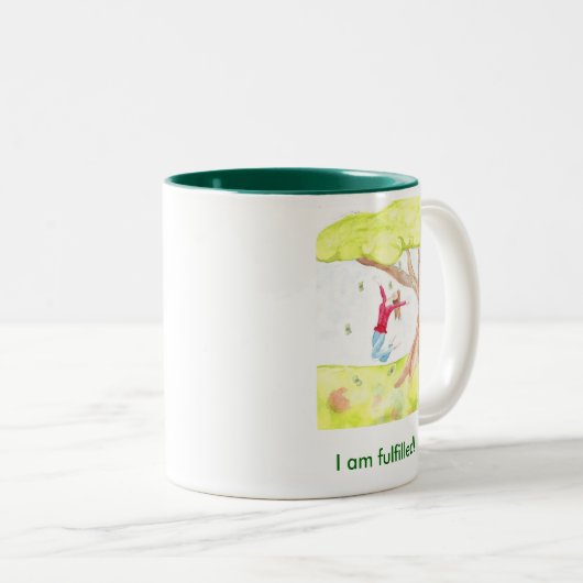 野生のお金のマグ ツートーンマグカップ (正面右)