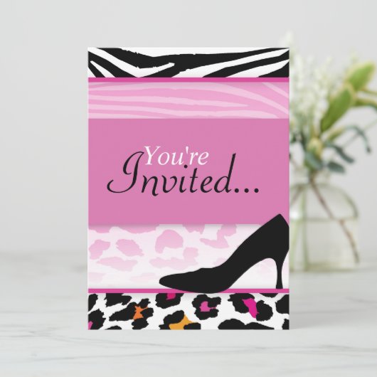 野生のかかとの招待状(バチェロレッテか誕生日) 招待状 (スタンド正面)