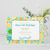 野生のかわいい虫のパーティー 招待状 (スタンド正面)