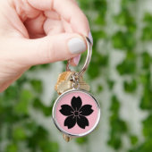 野生のさくらんぼの花 キーホルダー (手)