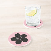 野生のさくらんぼの花 コースター (側面)