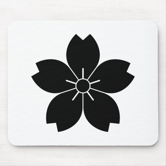 野生のさくらんぼの花 マウスパッド (正面)