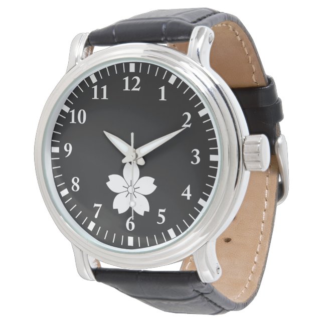 野生のさくらんぼの花 腕時計 (アングル)