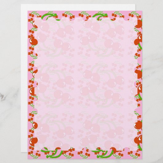 野生のさくらんぼ文房具 (正面/裏面)