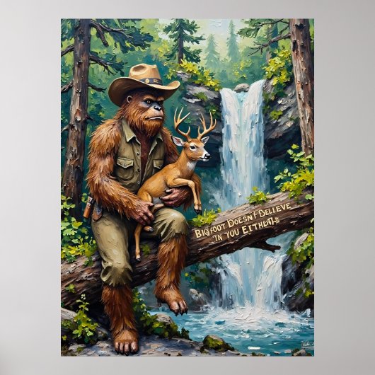 野生のささやき：ビッグフットと信頼の鹿の子 ポスター (正面)