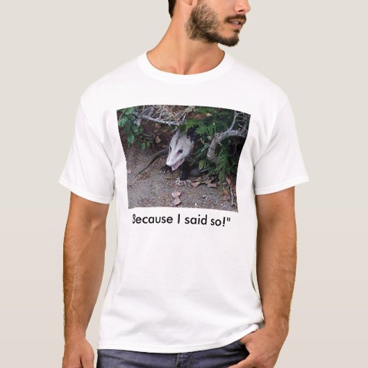 野生のふくろねずみ Tシャツ (正面)