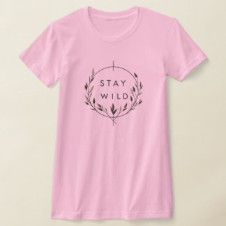 野生のまま生きろ Tシャツ