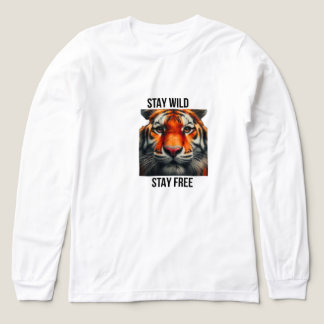 野生のまま自由であれ トラシャツ 励ましの言葉 トライブレンドTシャツ