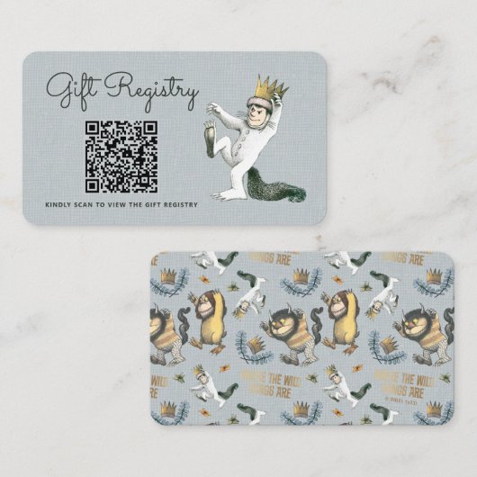 野生のものがある場所 – ギフトレジストリ エンクロージャーカード (正面/裏面)