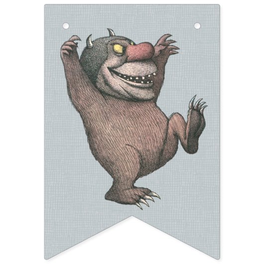 野生のものが最初の誕生日 バンティングフラッグ (第1の旗)