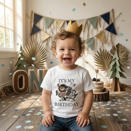 野生のものたちがいる場所 | 私の誕生日です ベビーTシャツ
