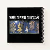 野生のものとマックスが月光の下で踊る ノートブック (裏面)