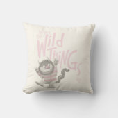 野生のものは引用文 – ピンク クッション (正面)