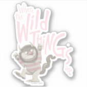 野生のものは引用文 – ピンク シール (正面)