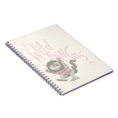 野生のものは引用文 – ピンク ノートブック (右側)