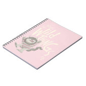 野生のものは引用文 – ピンク ノートブック (左側)