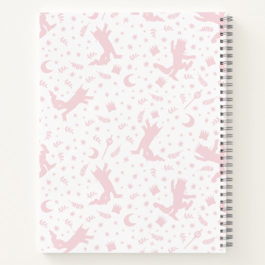 野生のものは引用文 – ピンク ノートブック (裏面)