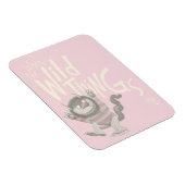 野生のものは引用文 – ピンク マグネット (右側)