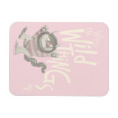 野生のものは引用文 – ピンク マグネット (横)