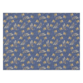 野生のものは王冠と星のパターン テーブルクロス (正面(横))