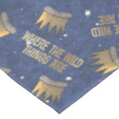 野生のものは王冠と星のパターン テーブルクロス (アングル)