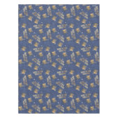 野生のものは王冠と星のパターン テーブルクロス (正面)