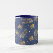 野生のものは王冠と星のパターン マグカップ (中央)