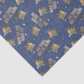 野生のものは王冠と星のパターン 薄葉紙 (詳細)