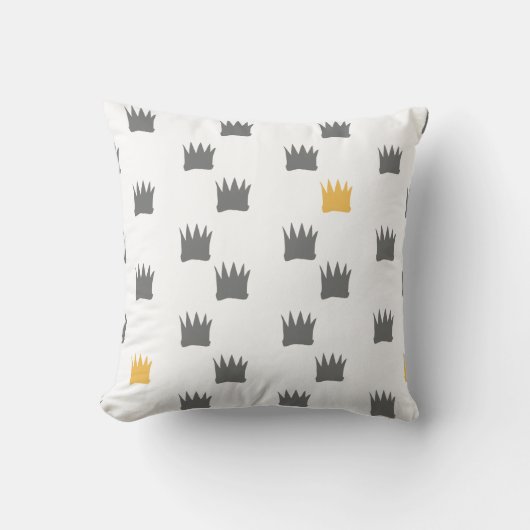野生のものは王冠のパターンである クッション (正面)