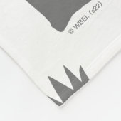 野生のものは王冠のパターンである フリースブランケット (角)