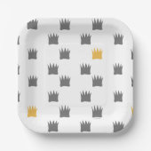 野生のものは王冠のパターンである ペーパープレート (正面)