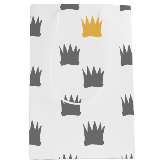 野生のものは王冠のパターンである ミディアムペーパーバッグ (正面)