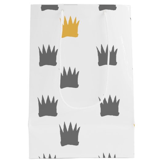 野生のものは王冠のパターンである ミディアムペーパーバッグ (裏面)