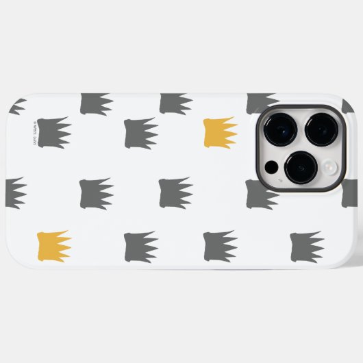 野生のものは王冠のパターンである Case-Mate iPhoneケース (裏面 (横))